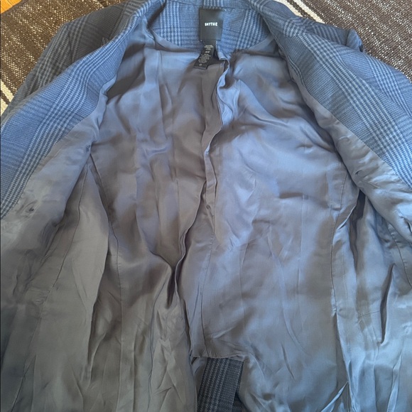 SMYTHE Double Breast Blazer in Navy - Picture 3 of 6